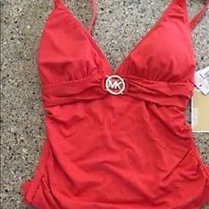 Michael Kors Swim - MK Red NEW never used liner still on it size L Michael Kors Swim - MK Red NEW never used liner still on it size L